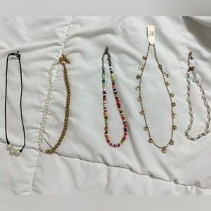 francesca’s beaded necklaces and chokers, ALL SOLD TOGETHER